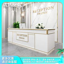 Light Extravaganza SILVER DESK CREATIVE MODERN MINIMALIST SWEET SHOP RECEPTION DESK FASHION BEAUTY SALON FRONT DESK PHARMACY HOTEL BAR TERRACE