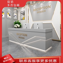 Simple modern cashier hair salon Barber Shop salon counter front desk reception desk shop custom-made company bar