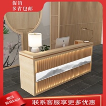 New Chinese restaurant bar Art beauty salon front desk reception club famous hotel Tea House cashier counter