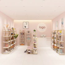 Shoe store special shoe rack clothing store jewelry display gold light luxury multi-layer floor style display rack