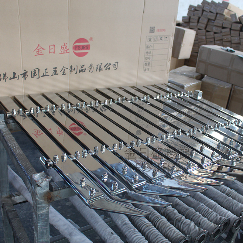 Stair handrail Glass balcony guardrail Stair railing handrail column Stainless steel stair column