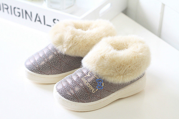 Pantoufles enfants en autre pour hiver - semelle autre - Ref 1015668 Image 10