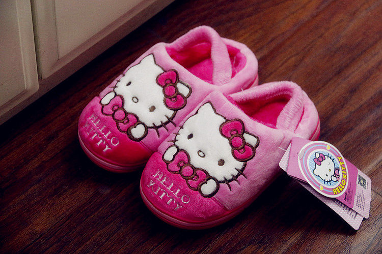 Chaussons enfants en autre HELLO KITTY pour été - semelle autre - Ref 986384 Image 30
