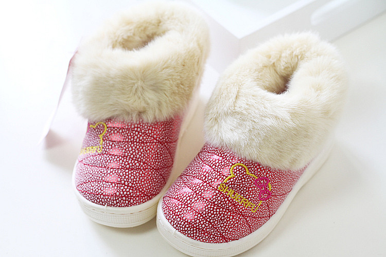 Pantoufles enfants en autre pour hiver - semelle autre - Ref 1015668 Image 13