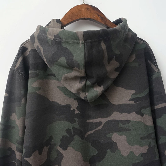 Sweatshirt 2023 new style women's long-sleeved loose lazy style couple wear camouflage pullover hooded coat autumn and winter tops for women