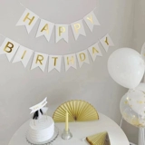 Предложение о браке на день рождения признание украшения флага баннера потягивает бар и вытяните баннерную сцену сцены после украшения