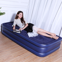  Inflatable mattress Extra-high single bed Double-decker household mattress Outdoor bed thickened air cushion bed Portable folding bed