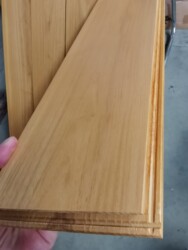 189 yuan King Kong teak pure solid wood flooring Huzhou Nanxun natural color factory direct Changsha wood flooring