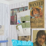 Сумка для хранения, подвесной органайзер, ткань, большая коробочка для хранения, из хлопка и льна