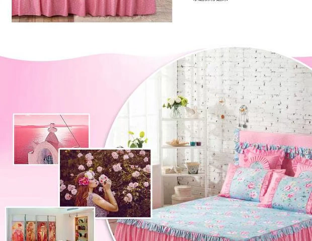 100% giường bông váy một mảnh Hàn Quốc bông bedspread Simmons bảo vệ tay áo 1.5m1.8 giường ngủ váy một gia đình bốn - Váy Petti