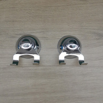 Metal plastic plating suction cup adhesive hook removable suction cup kitchen bathroom door rear suction plate Hook 2 non-hole