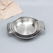 Export quality 304 stainless steel plate pan double ear plate baking tray 161820cm straight side 1MM thick