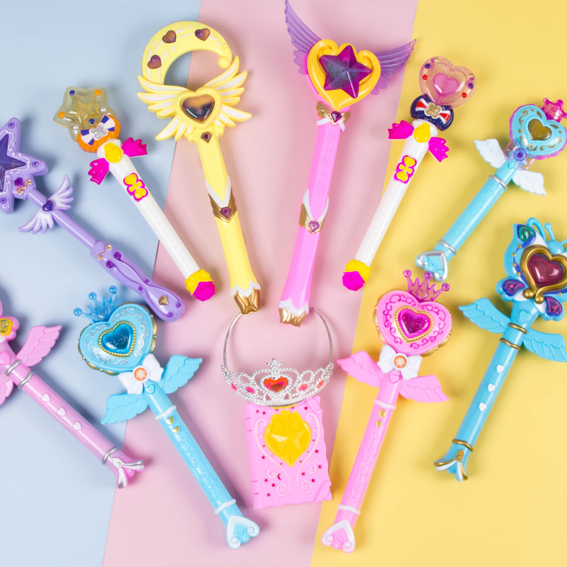 Fairy Magic Fabulous Balala, Little Magic Wonderland Magic Princess Sceptic Music Glowing Girl to become a child's toy