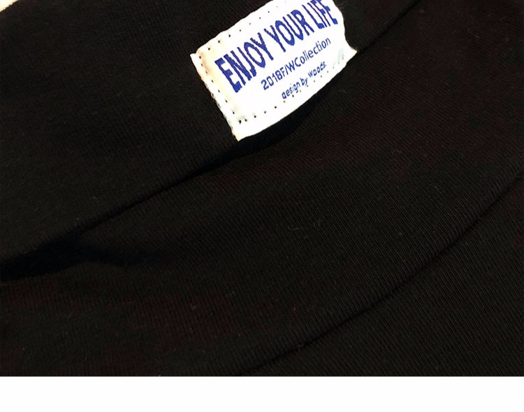 Áo thun dài tay Hàn Quốc ulzzang cao cổ cotton Cotton màu rắn chạm đáy áo INS siêu lửa áo len nam nữ áo thun nam dài tay