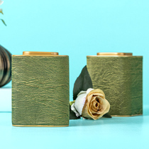 New Universal Tea Leaf Jar Square Jar Green Tea Paper Tank Tea Packing Empty Gift Box Size iron lid tank Packaging