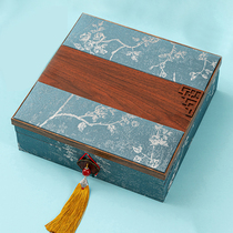 Universal Pu-erh Tea White Tea Seven Subpie Gift Box Tea Packaging Empty Box Tea Cake Box Round Cake Wood Packaging Box