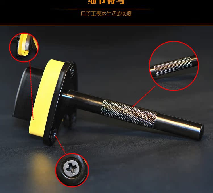 Đấm da nghệ thuật của người da đen được làm tròn 斩 v v 斩 Kiểu chữ U 斩 bằng tay DIY bằng da gấp rút 斩 công cụ - Công cụ & vật liệu may DIY khung thêu