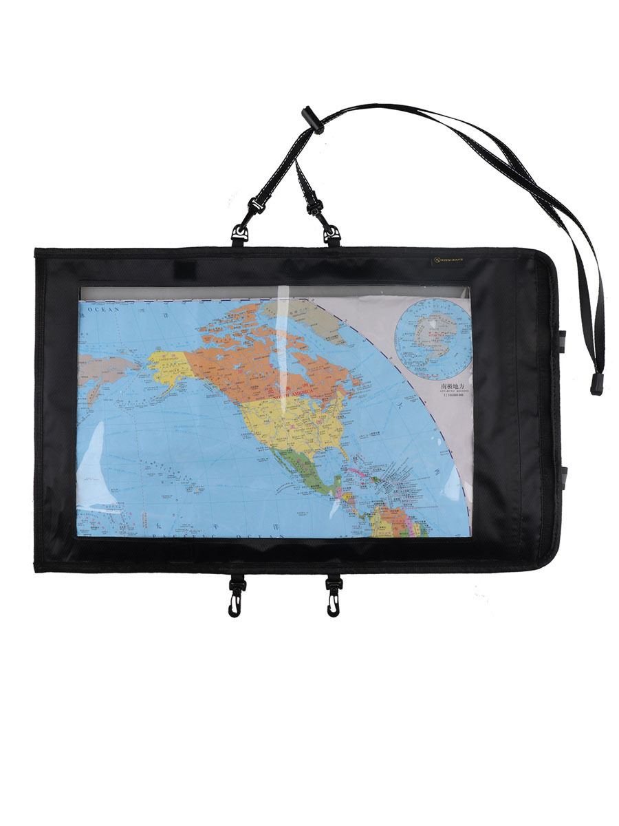 Jun Painted Spot Field Training Mountaineering Hiking Tactical Transparent Map Bag Foldable Waterproof Map Bag-Taobao