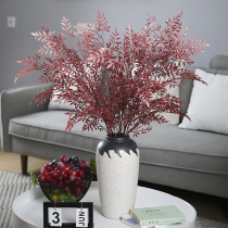 Green planting ornaments simulation leaves rime plastic window decoration ceramic vases wedding plants landscaping flowers