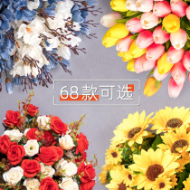 Single sunflower table fake flower ornaments artificial flower decoration dance orchid Daisy small bunches cloth plastic flower