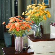 Daisy simulation flower decoration living room small silk flower decoration Table restaurant decoration flower fake flower props holding photo bouquet