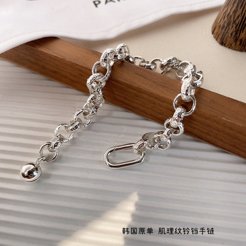 Ball Bell Bracelet, Korean Style, ins Minimalist Style, Unique, Fashionable, Simple, High-End Feel, Adjustable Jewelry