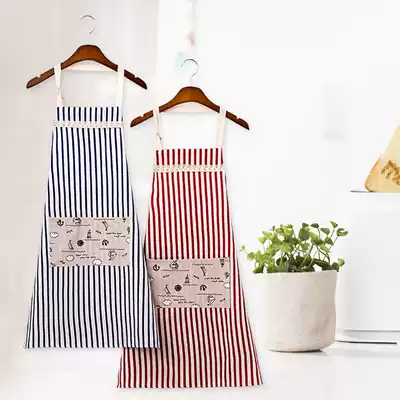 Apron custom printed logo kitchen overalls apron custom cake shop waist Korean fashion advertising apron