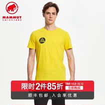 MAMMUT mammoth official flagship store mens skin-friendly classic LOGO short sleeve t-shirt