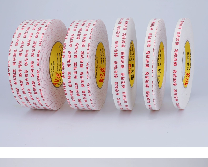 Ben Phyllis bọt hai mặt văn phòng dính nhớt mạnh mẽ chống thấm tường cố định khung tường quảng cáo dày với bọt biển tung bọt trắng xóa rộng 2.5mm dày băng hai mặt bán buôn vận chuyển FCL