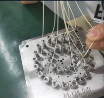 Four-corner optical fiber grinder bare core grinding disc 2 5 SC upc Fiber grinding fixture 24-hole bare snap disc