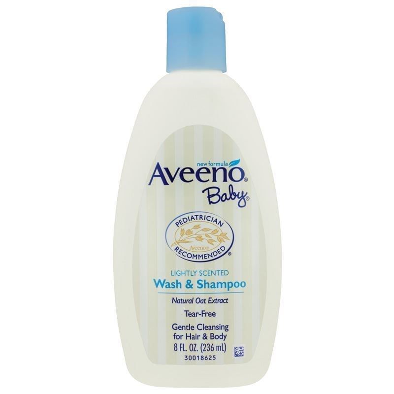 Australian Aveeno Baby Ai Weibo shampoo shower bath lotion two-in-one natural newborn child Baby 2 Hop 1
