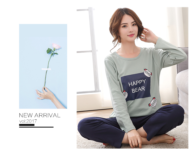 Pyjama mixte en Coton à manches longues - Ref 3006040 Image 39