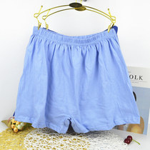 Middle-aged and elderly underwear cotton high waist four flat corner pants cotton men plus size bottom shorts mens underwear loose