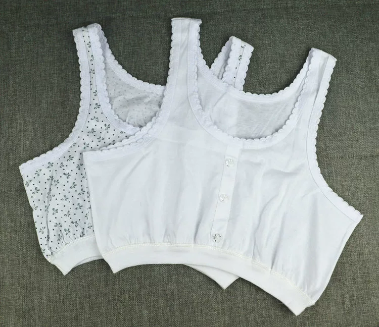 Mùa hè nóng trung và già áo ngắn đồ lót nữ cotton kích thước lớn áo nỉ cũ áo ngực mẹ yếm