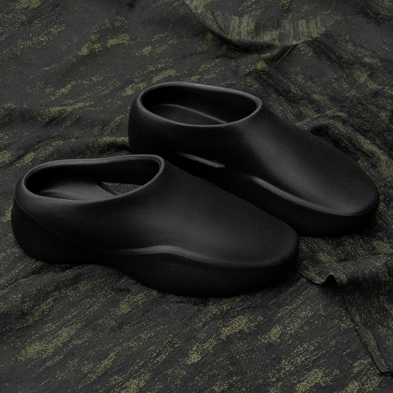 Little Purple Man Fog Crazy Evarunner Minimalist Slip-On Casual Slippers for Men