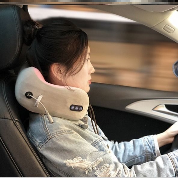 Driving cervical spine artifact U-shaped pillow cervical spine massager sedentary driving long-distance truck driver does not tire the neck