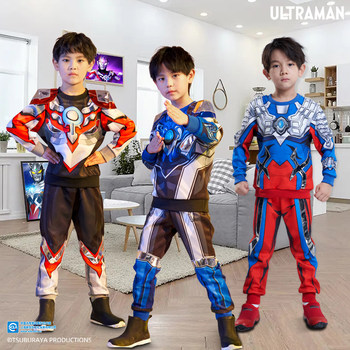 Ultraman Clothes for Boys 2025 New Style Baby Spring and Autumn Trendy Children's Clothing Boys' Jackets Boys' Sweatshirts