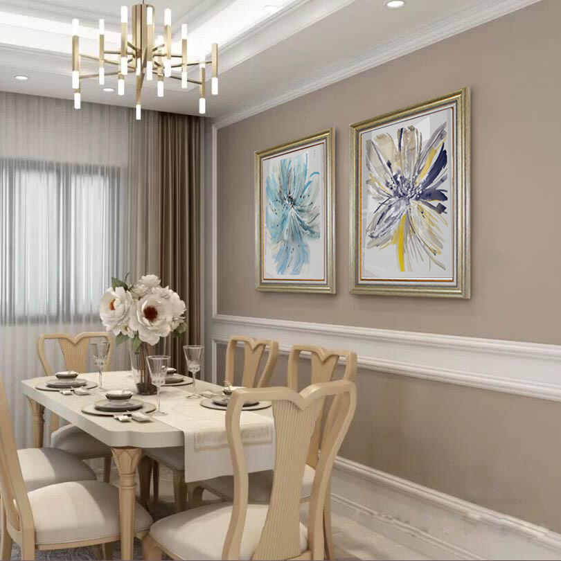 Modern style American decorative painting dining room wall light luxury hanging painting living room background wall painting bedroom porch abstract painting