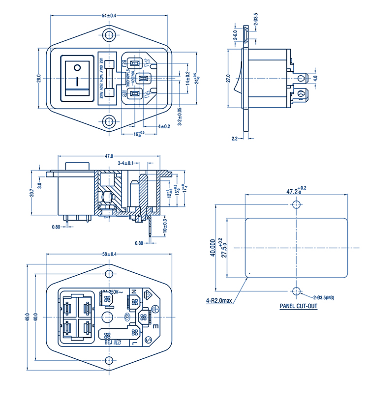 Bugat máy in 3D bị mất nguồn mô-đun liên tục Phụ kiện giám sát cung cấp nguồn bo mạch chủ