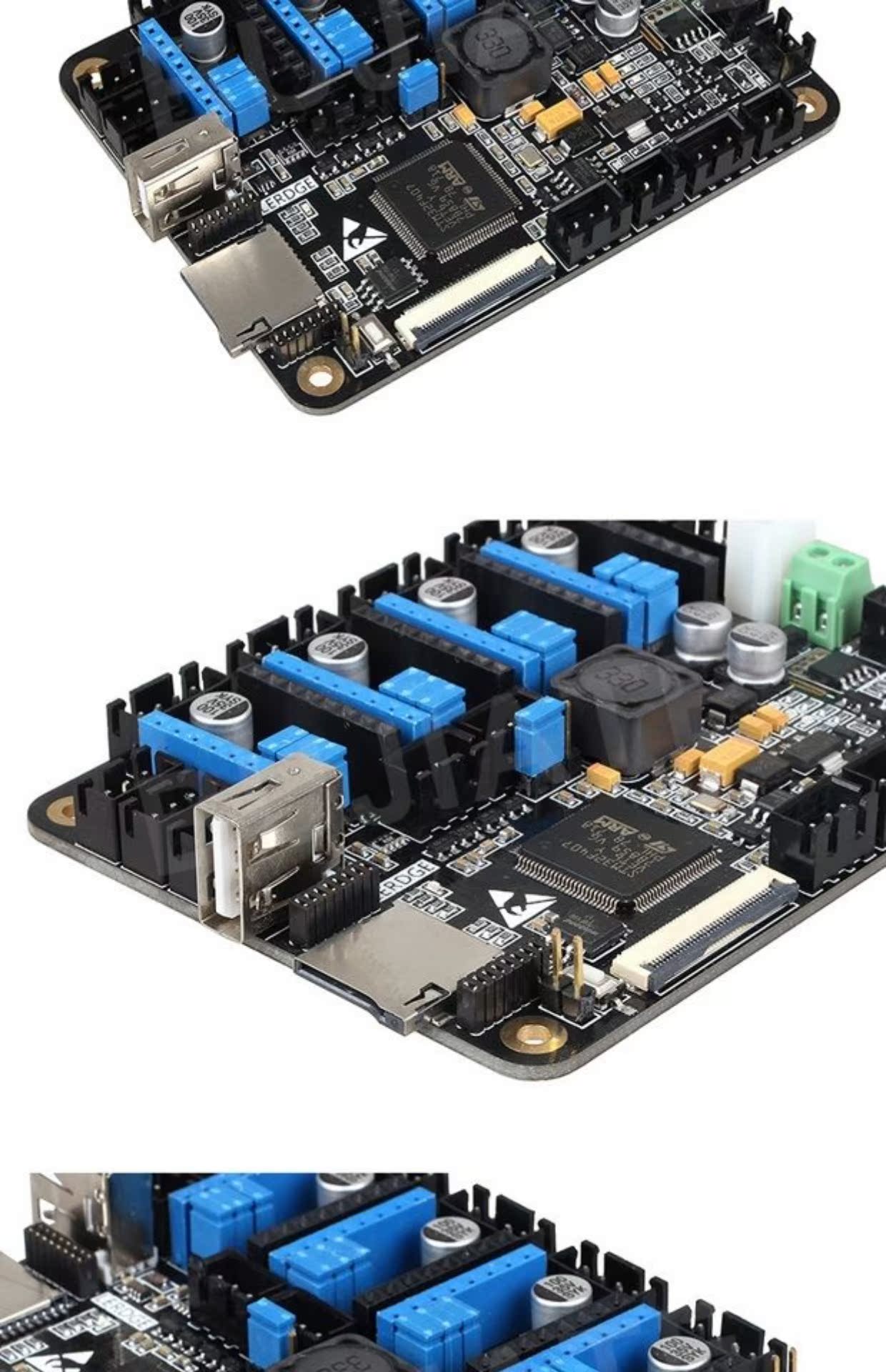Máy in 3D bo mạch điều khiển bo mạch chủ ARM32 bit đầu đơn kháng DIY bảng điều khiển chính kit Màn hình cảm ứng 3,5 inch - Phụ kiện máy in