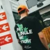 2018 áo thun hip hop mới nam tay ngắn thời trang đường phố châu Âu và Mỹ lỏng lẻo áo thun có cổ nam Áo phông ngắn