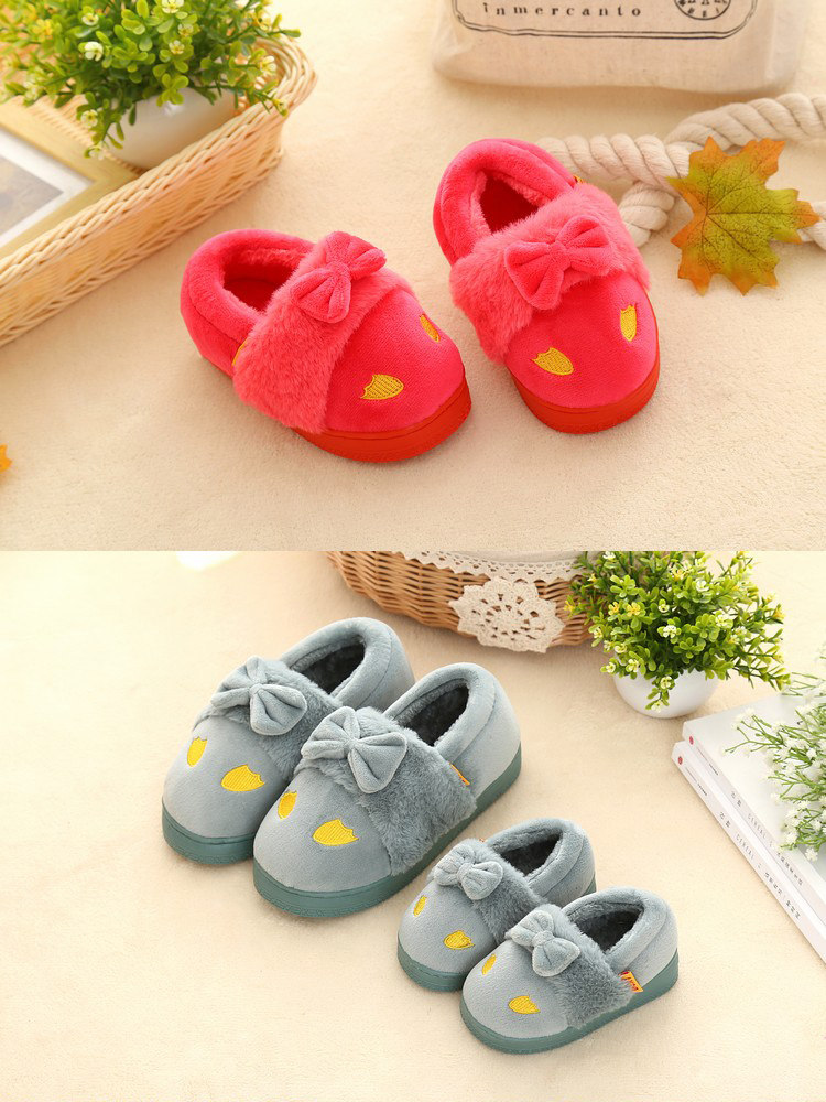 Pantoufles enfants en coton pour hiver - Ref 1032256 Image 14