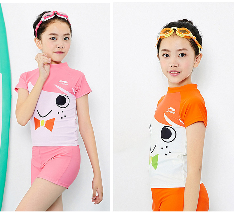 Lining Li Ning trẻ em trai lớn unisex chống nước chống sương mù HD kính bơi chuyên nghiệp thoải mái nhiều màu bán kính bơi