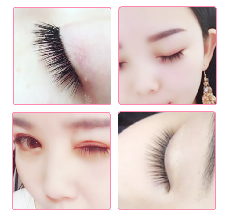 Baby Straight Eyelash Ghép ghép Bộ Người mới bắt đầu Sai Lông mi Keo Công cụ làm đẹp lông mi Tự ghép - Lông mi giả gel kích mí the face shop