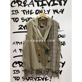 Free shipping for one piece xiao xi korea dongdaemun purchasing agency 2nd k 26 autumn women's fashion versatile solid color vest