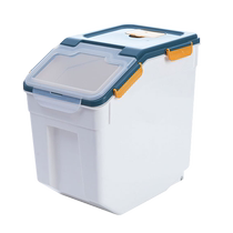 Guard cat food barrel dog food barrel sealed grain storage tank large capacity dog ​​food box moisture-proof pet fresh storage barrel 2546