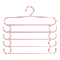 Multifunctional storage artifact wardrobe trouser clip multi-layer trouser rack hanging trousers and skirts hanger multi-layer storage rack Huanghe 1117