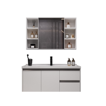 Bath room cabinet combined ceramic integrated basin minimalist washroom washstand Bathroom Drawers Hand Wash Washbasin Cabinet 1145