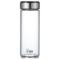 Xino glass single-layer thickened high-value transparent household water cup for men and women large capacity simple cup 3194