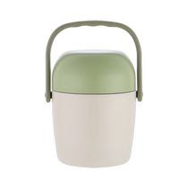 Stainless steel insulated lunch box office worker lunch box 24-hour extra long insulated bucket soup pot bowl 729